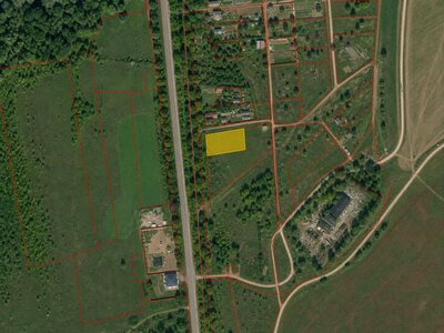 Продается участок под бизнес 30 соток, примыкает к старо-Симферопольскому шоссе, перед въездом в деревню Новоселки Заокского района!