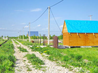 Участок в деревне с развитой инфраструктурой