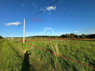 Участок 24 сотки ЛПХ в живописной деревне Страхово