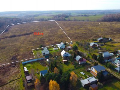 Продается земля под строительство 15,8 Га вблизи деревне Рязаново