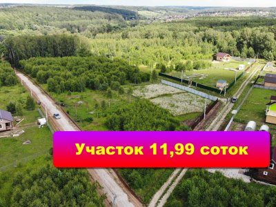Участок 11.99 сот в деревне Дятлово