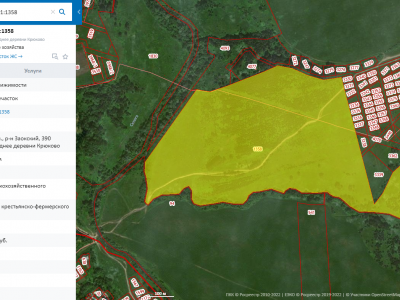 Большое землевладение 35 Га для КФХ в деревне Крюково. На берегу реки!