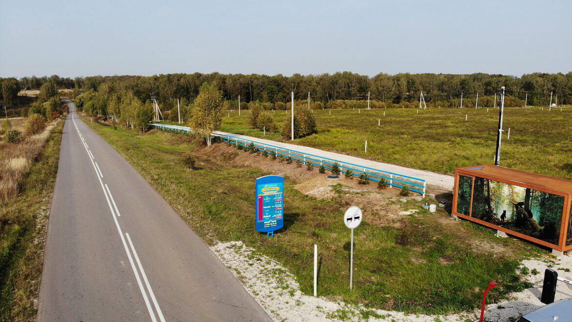 Въезд в поселок
