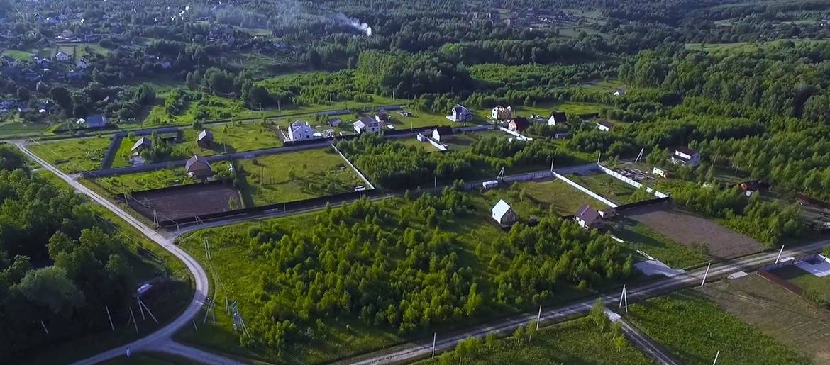 Дороги в деревне Гибкино
