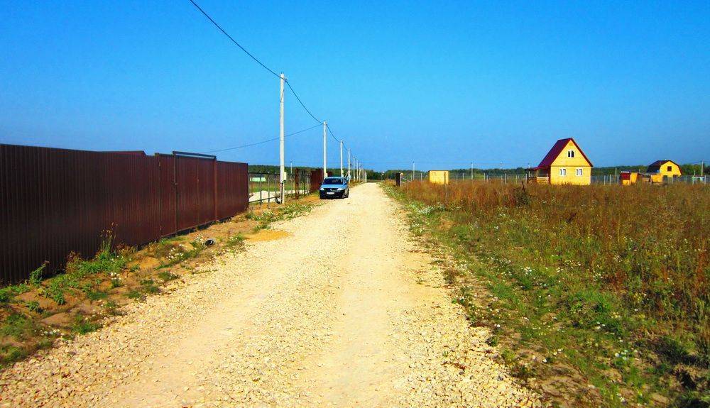 Дороги в поселке
