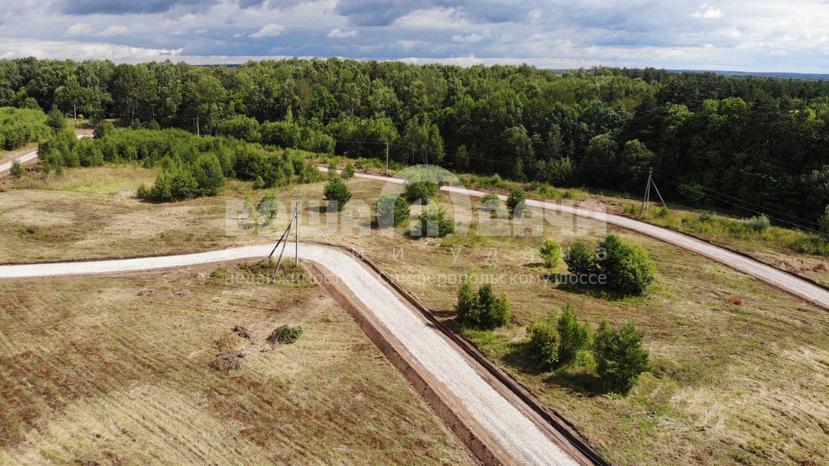 Столбы электричества в деревне Лесновка